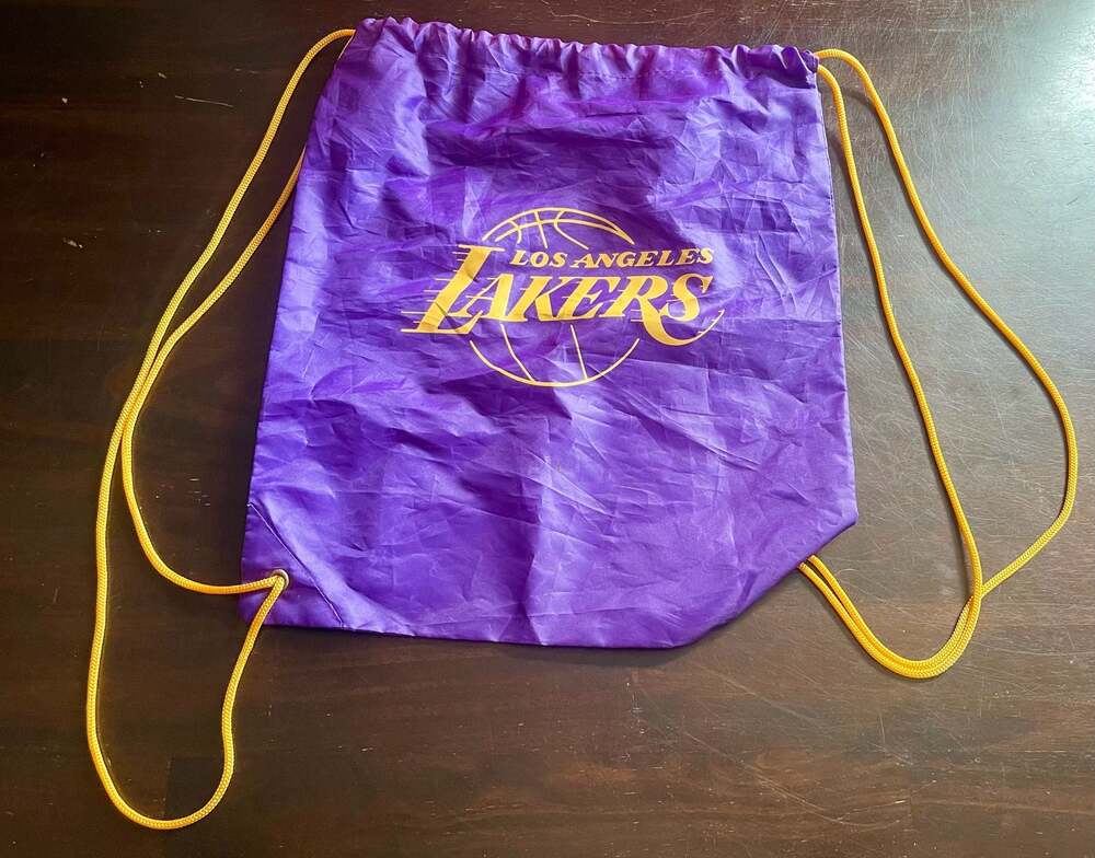 Los Angeles Lakers NBA Drawstring Gym Bag Sackpack